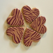 zebra-heart-cookies-houston